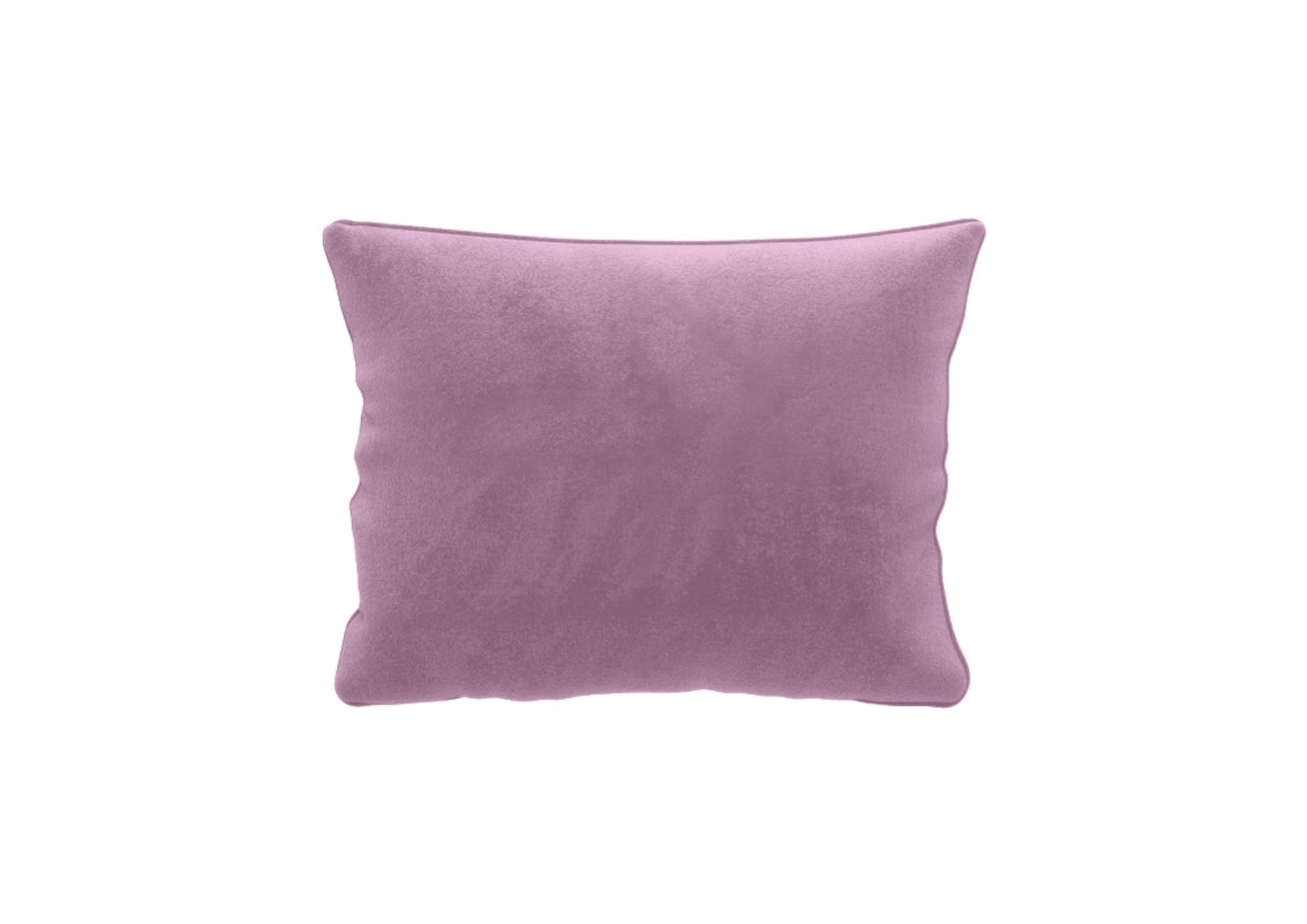 Różowa pufa z przeszyciami